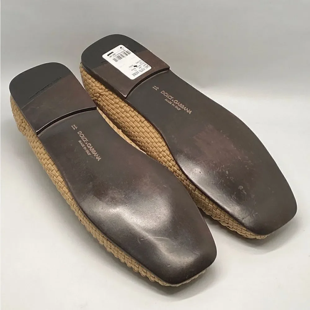 Dolce & Gabbana Crocheted Loafers UK size 11/US size 12